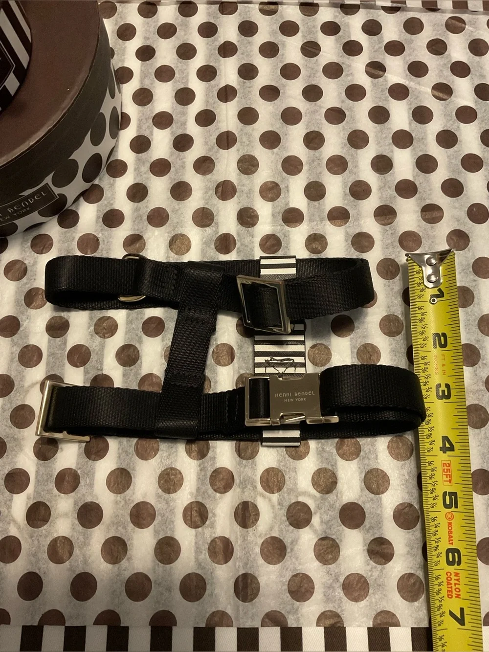 EUC Henri Bendel Pet Set - Collar, Harness and Leash